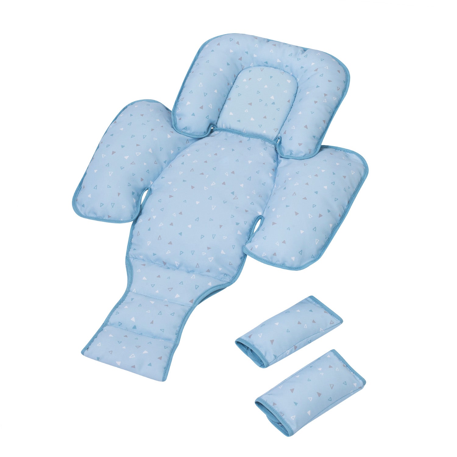 ClevaCushion Nursing Pillow & Baby Nest (Blue)
