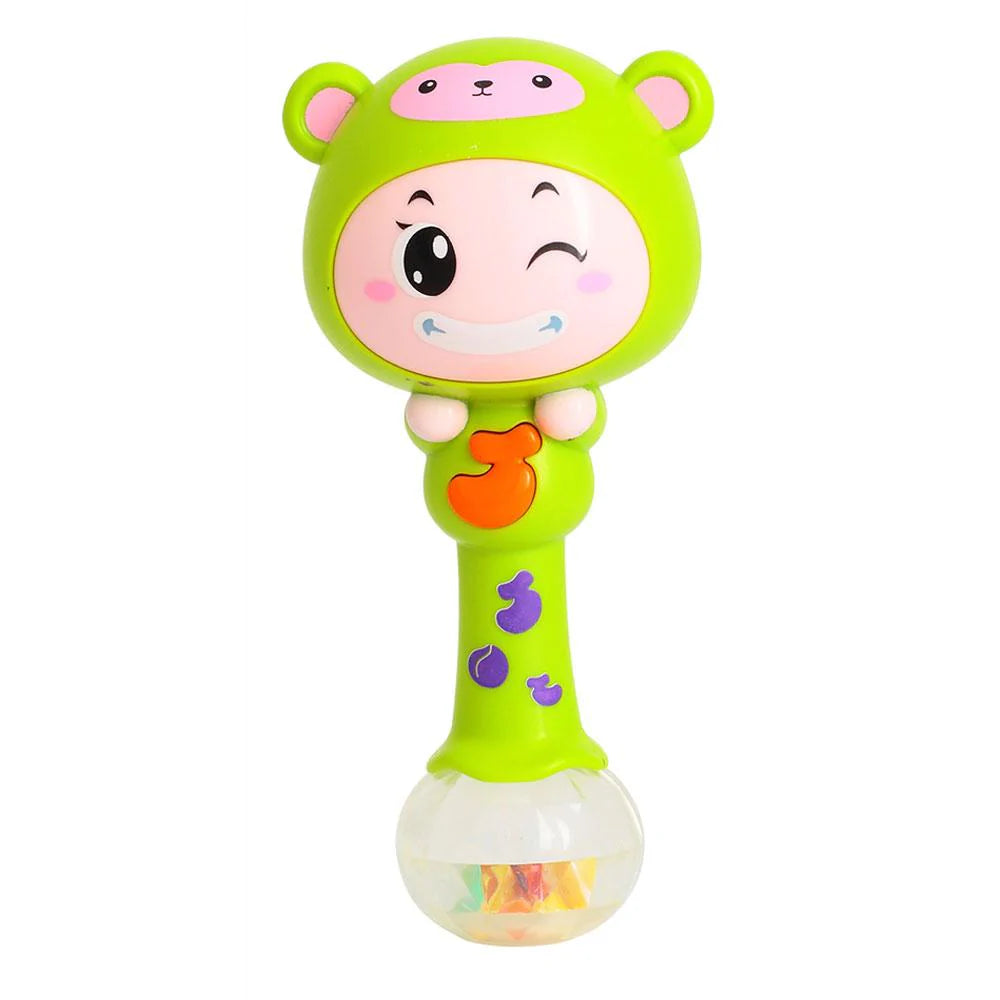 Hola - Baby Toy Monkey Rattle With Music
