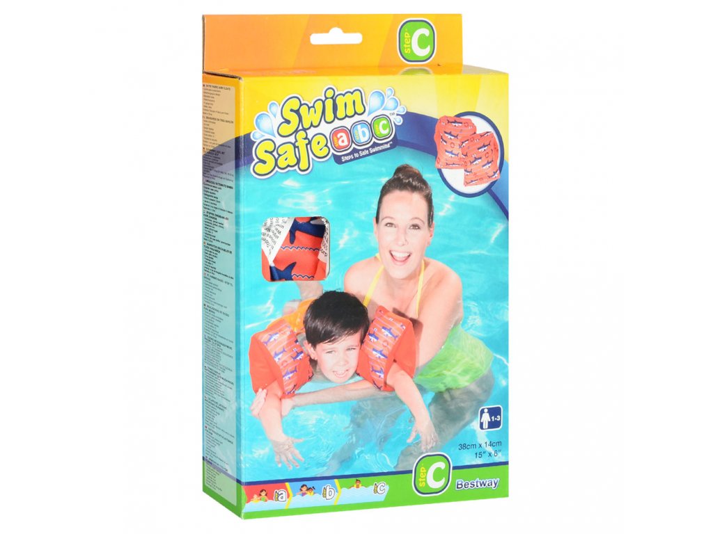 Swim Safe Boys'/Girls' Fabric Arm Floats (3.5 x 15 x 23 cm)