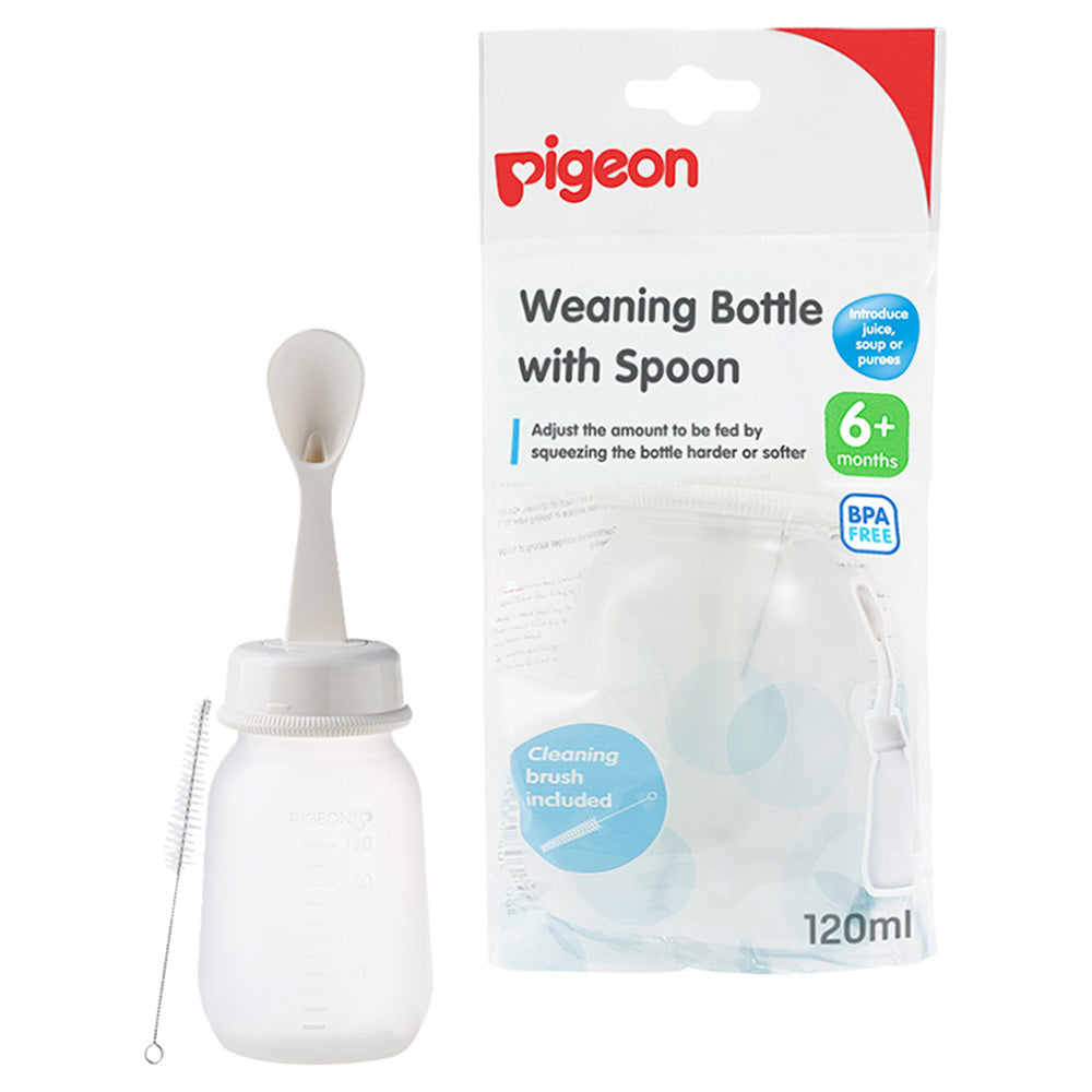 Pigeon - Weaning Bottle With Spoon 120ML D328
