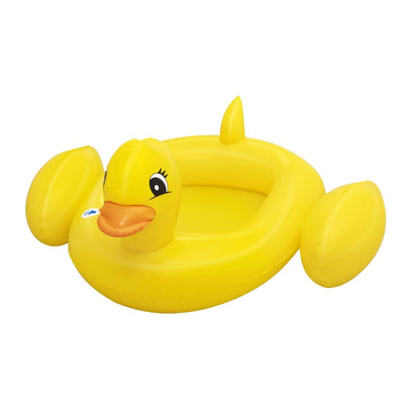 قارب الأطفال على شكل بطة من Bestway Funspeakers (40 بوصة × 39 بوصة/1.02 متر × 99 سم)