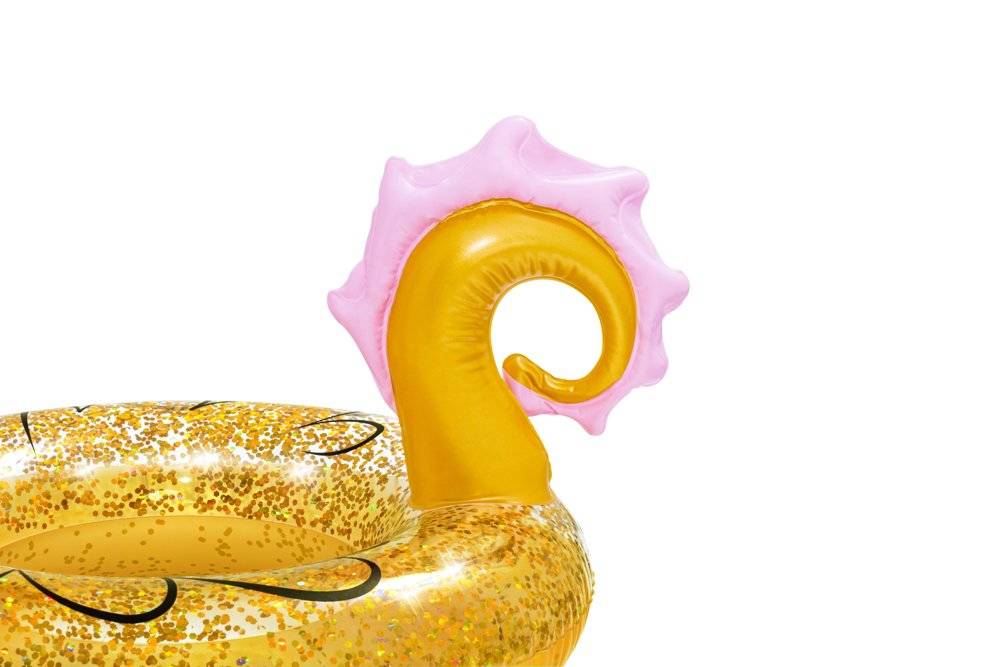 Glitter Seahorse Swim Ring (45" x 41"/1.15m x 1.04m)