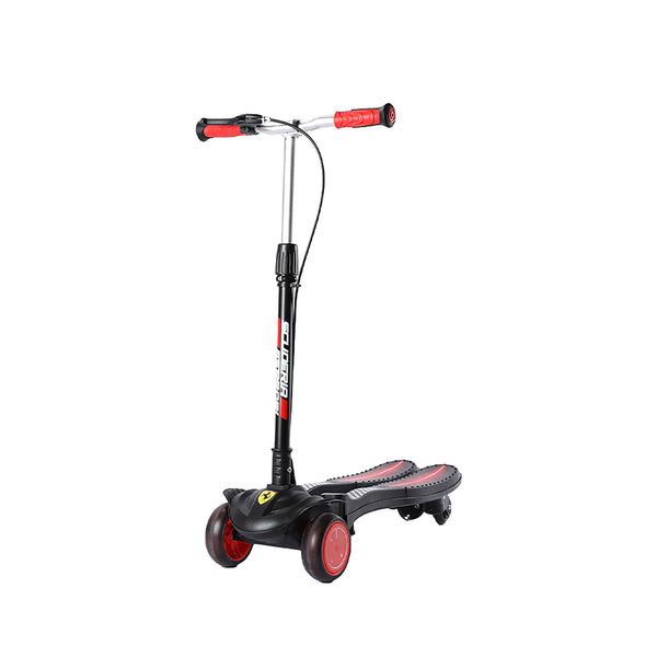 Ferrari Frog Scooter For Kids With Adjustable Height (Black)