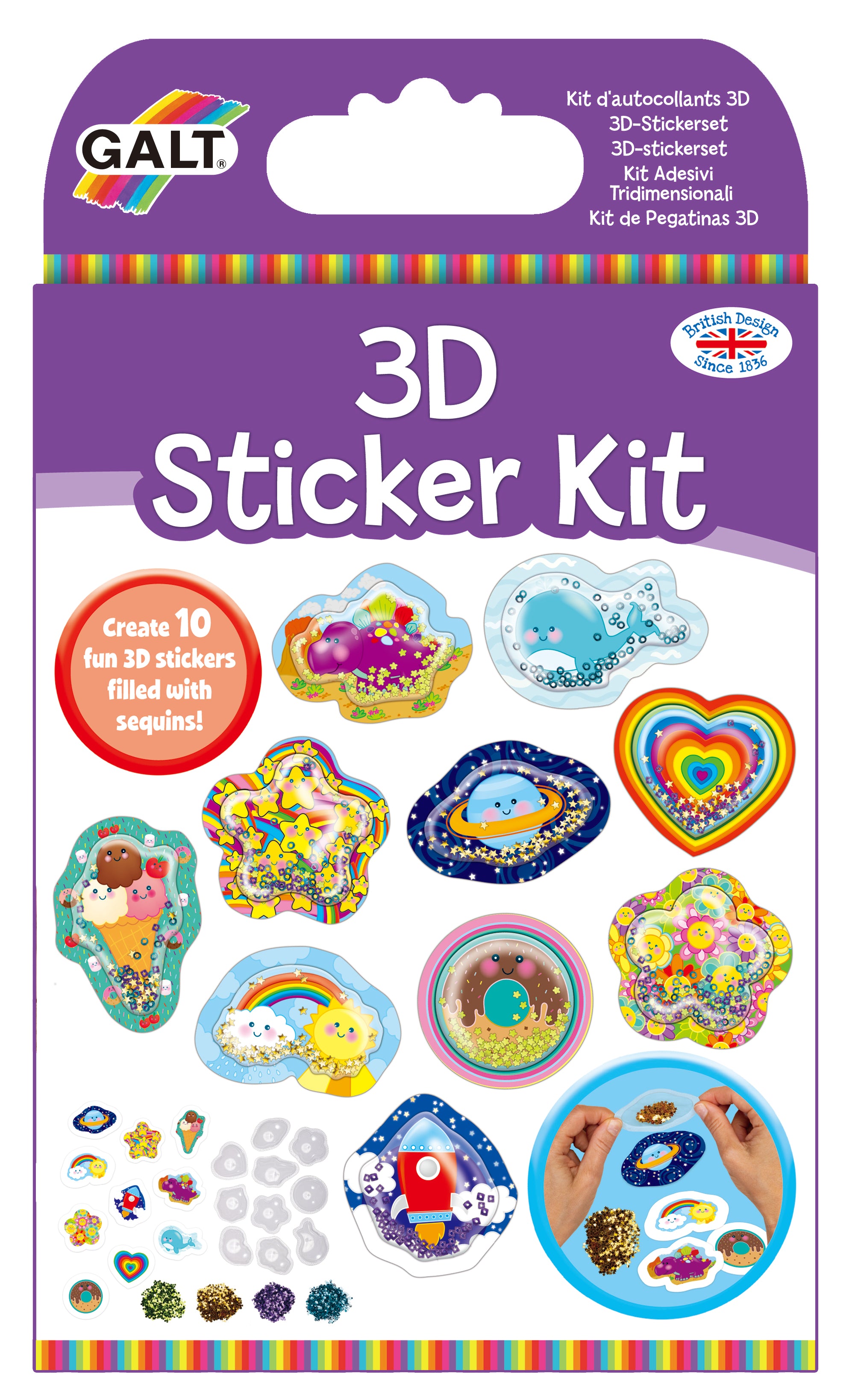 Galt - 3D Sticker Kit