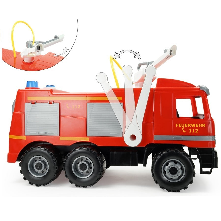 <tc>شاحنة إطفاء العمالقة القوية أكتروس مع ملصقات</tc>