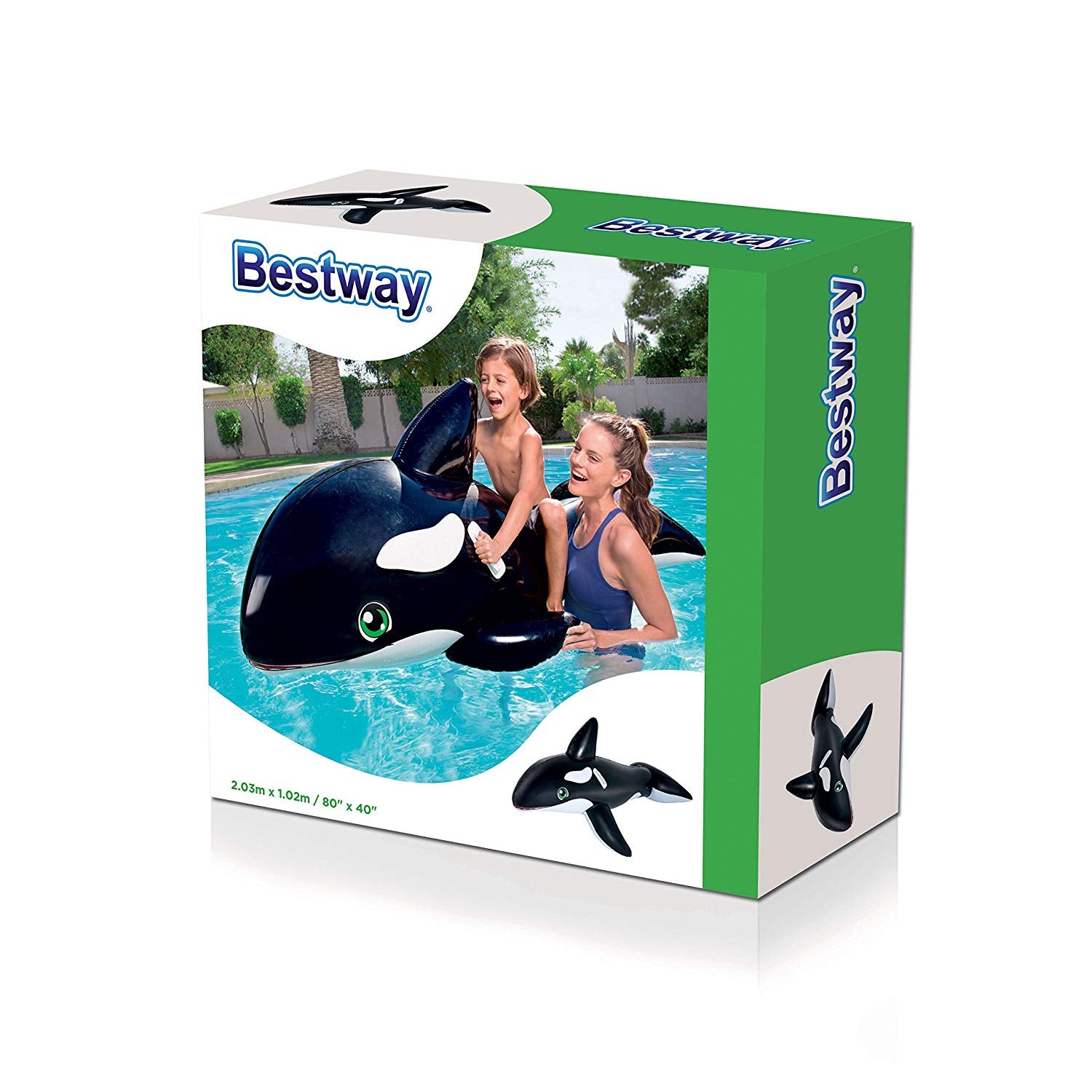 Bestway - Jumbo Whale Rider (80" x 40"/2.03m x 1.02m)
