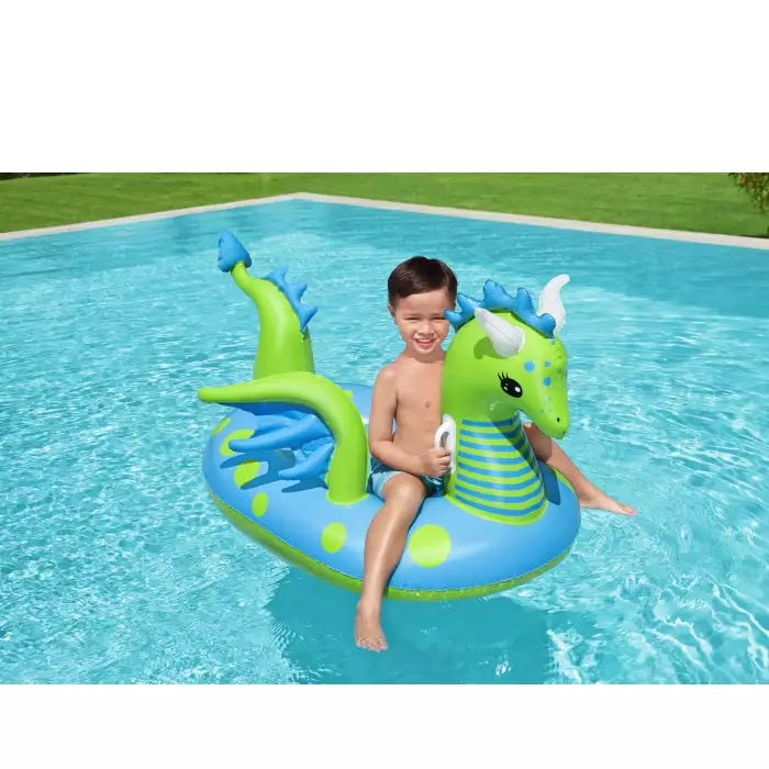 Bestway Fantasy Dragon Ride On (53 Inch x 56 Inch/1.34m x 1.42m)
