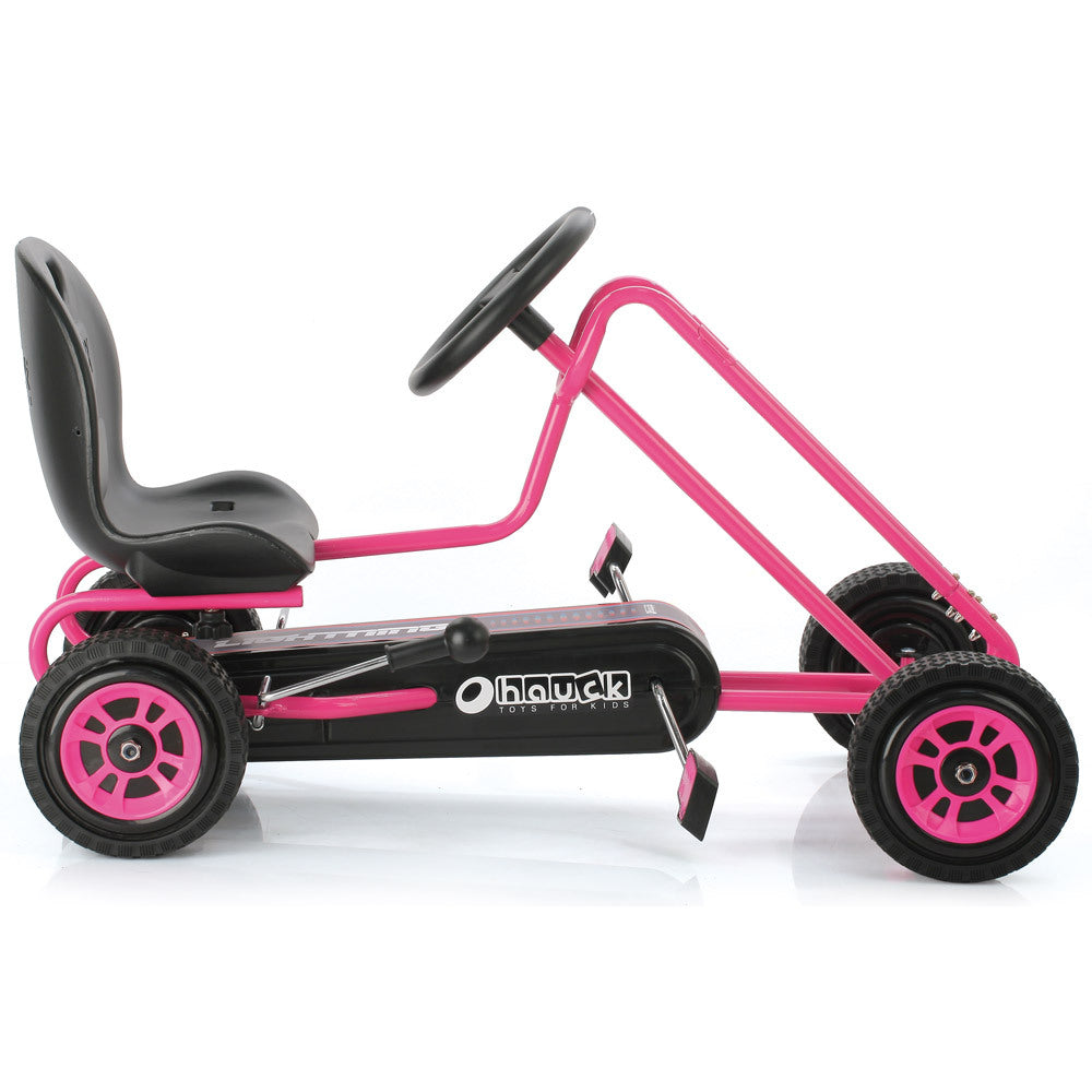 Hauck - Lightning Pink - Pedal Go Kart
