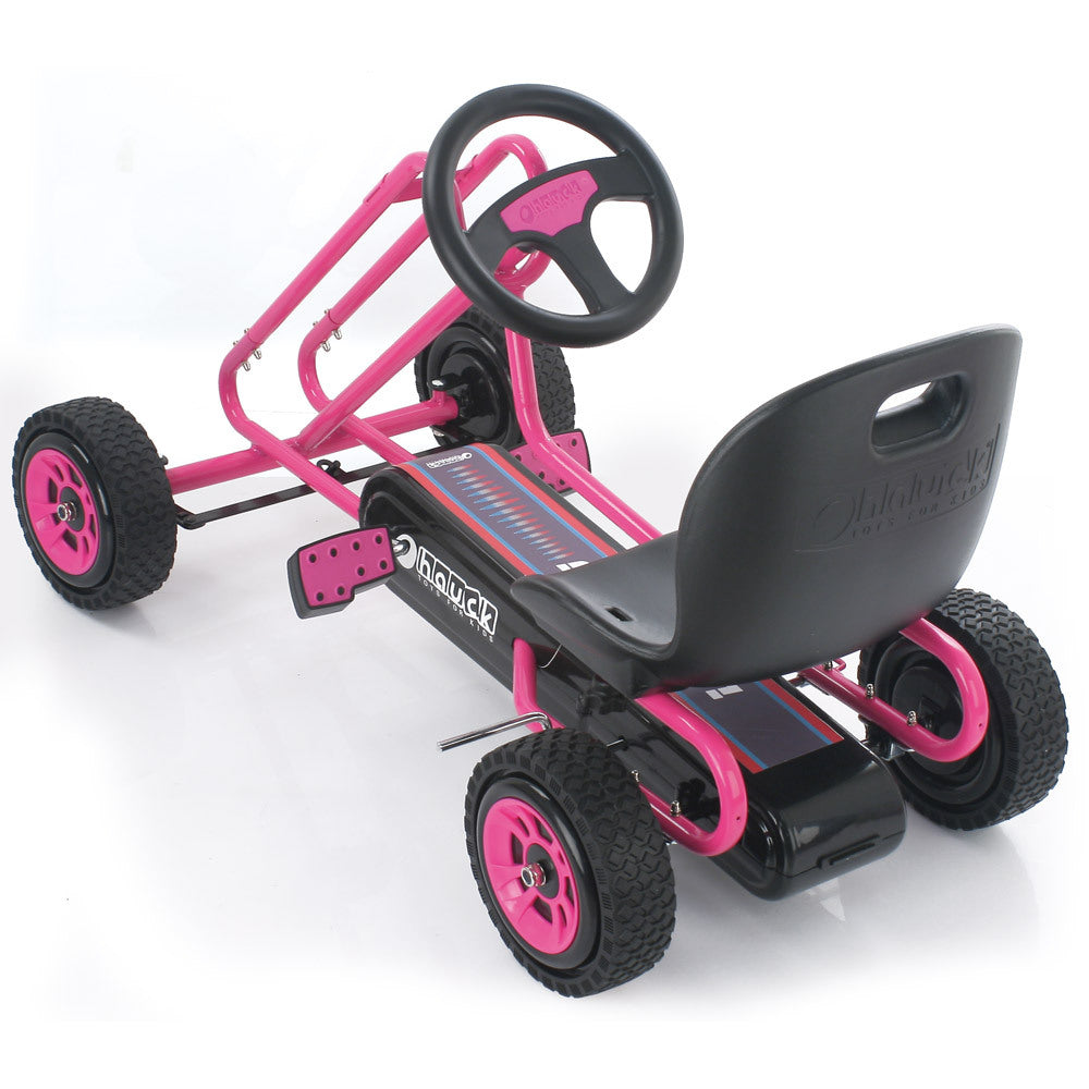 Hauck - Lightning Pink - Pedal Go Kart
