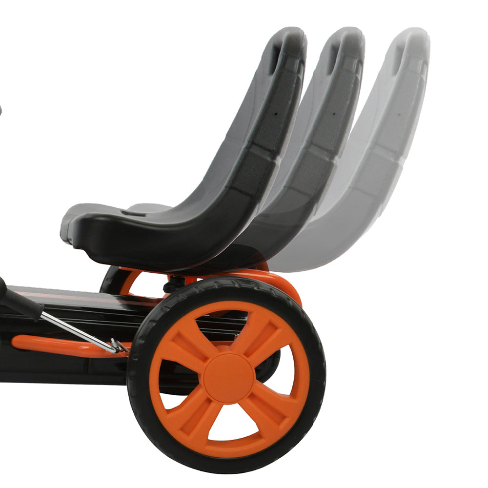 Hauck - Speedster Pedal Go Kart Sporty Graphics (Orange)