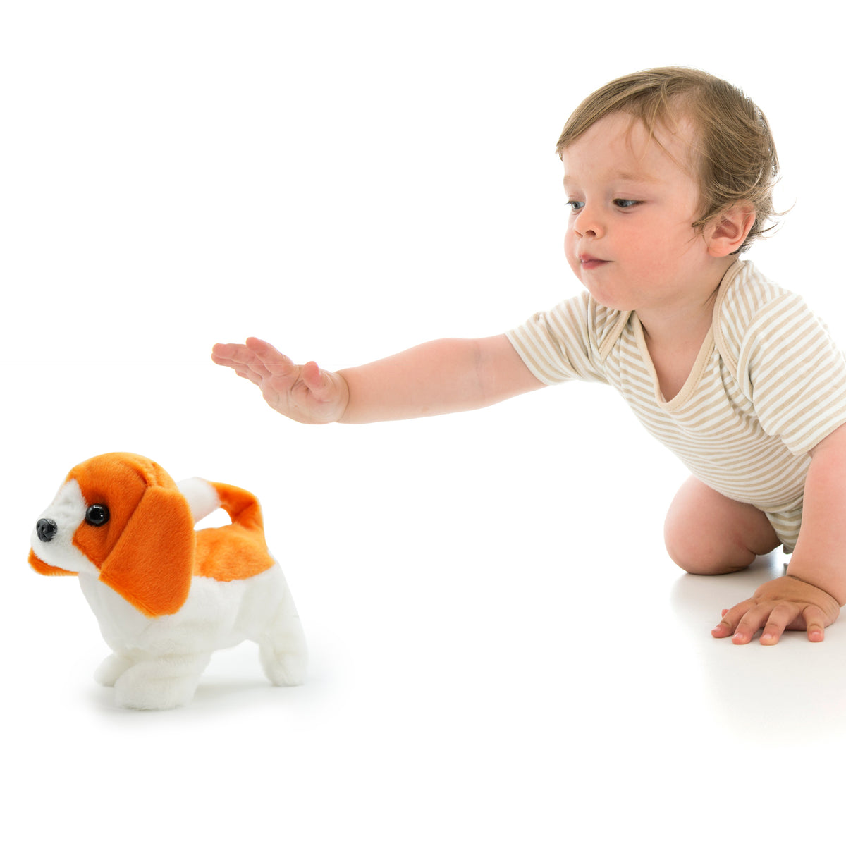 Pugs At Play Buddy Mechanical Dog-Walking Barking And Waging