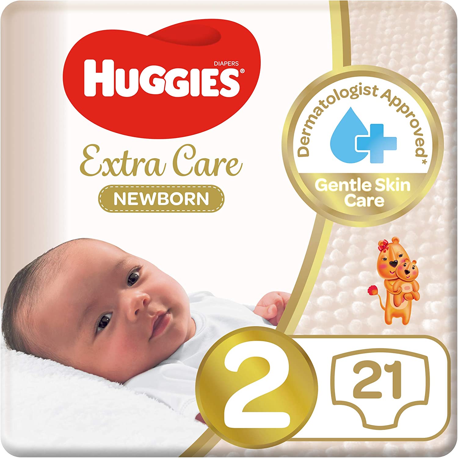 Huggies Diapers Pure and Natural 21's (Size 2)