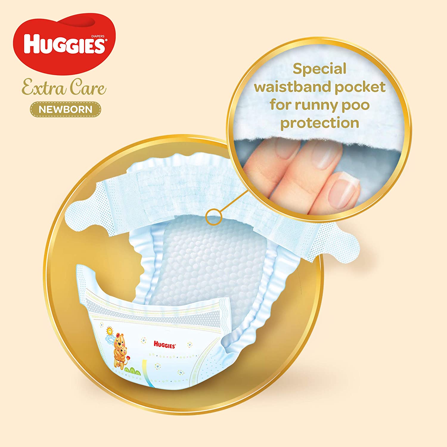 Huggies Diapers Pure and Natural 21's (Size 2)