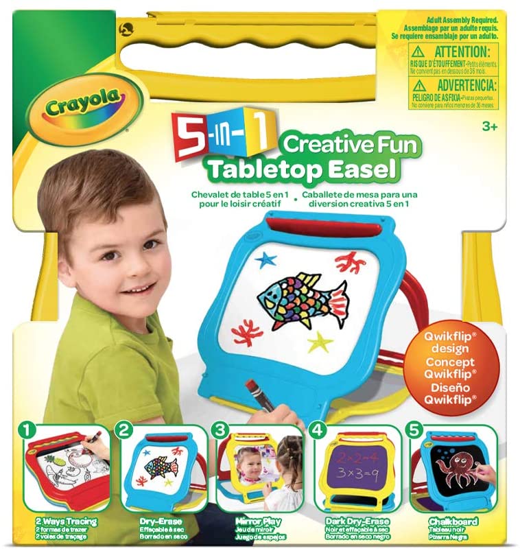 Crayola - Creative Fun 5-In-1 Tabletop Easel