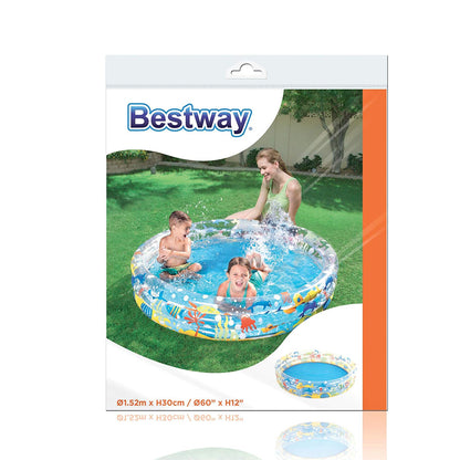 Bestway Deep Dive 3-Ring Pool (60 Inch x H12 Inch/1.52m x H30cm)