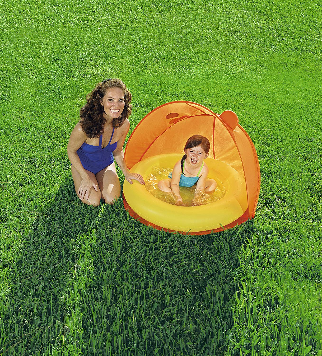 UV Careful - Play Pool With Twist’N Fold Tent (38" x 38" x 29"/97cm x 97cm x 74cm)