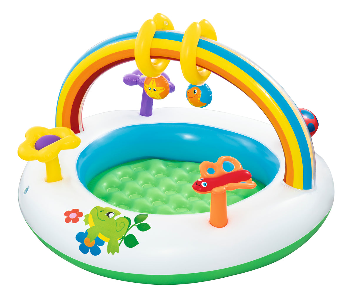 Bestway Up, In & Over Rainbow Go & Grow Activity Gym (36 Inch x H22 Inch/91cm x H56cm)