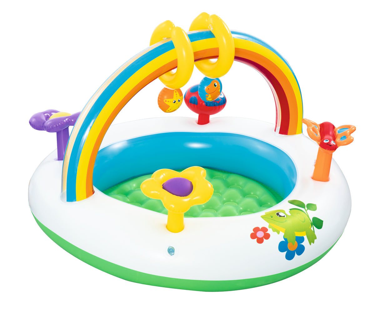 Bestway Up, In & Over Rainbow Go & Grow Activity Gym (36 Inch x H22 Inch/91cm x H56cm)