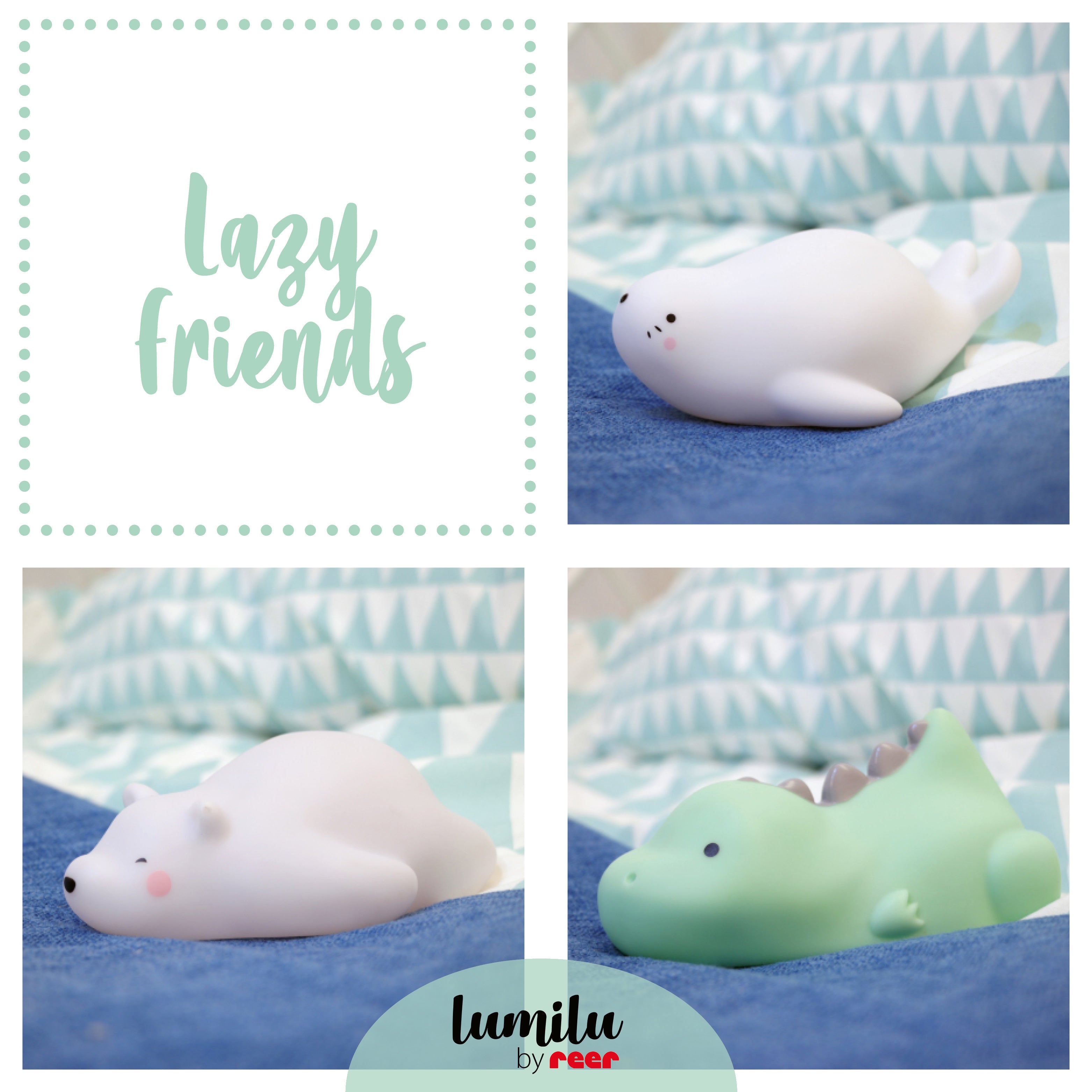 Reer Lumilu Lazy Friends - Seal