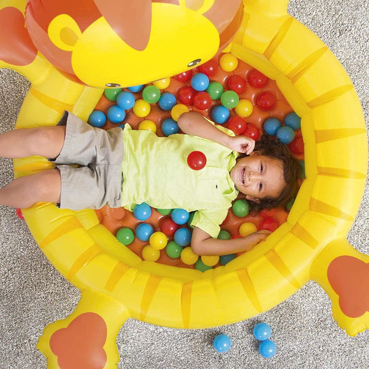 Bestway Up, In & Over Lion Ball Pit (44 Inch x 39 Inch x 24 Inch/1.11m x 98cm x 61.5cm)
