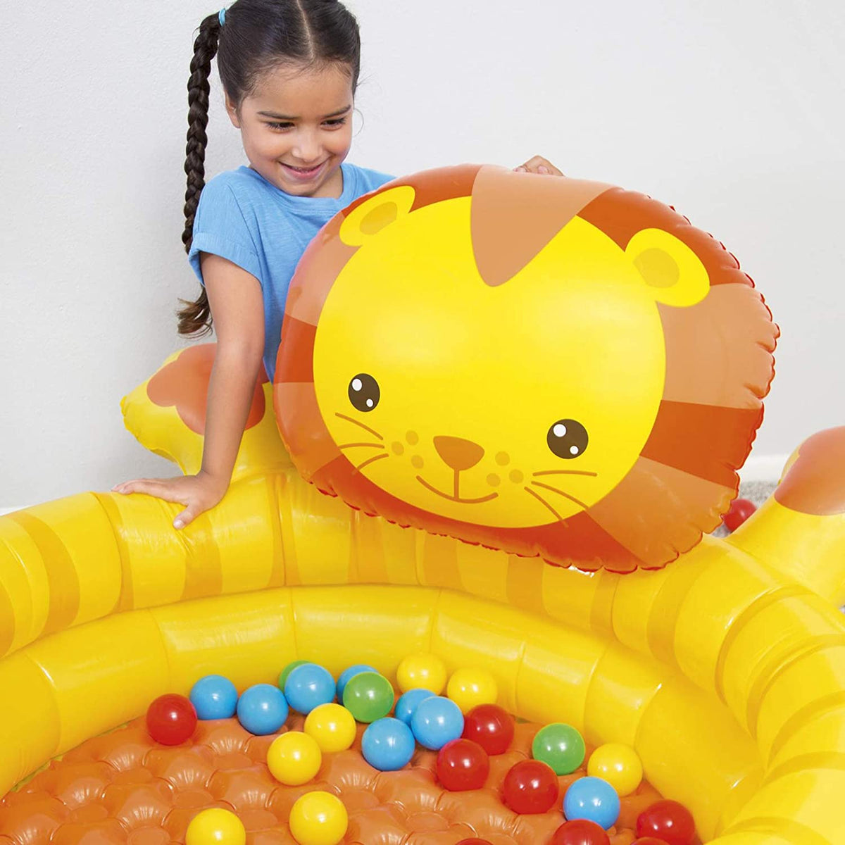 Bestway Up, In & Over Lion Ball Pit (44 Inch x 39 Inch x 24 Inch/1.11m x 98cm x 61.5cm)