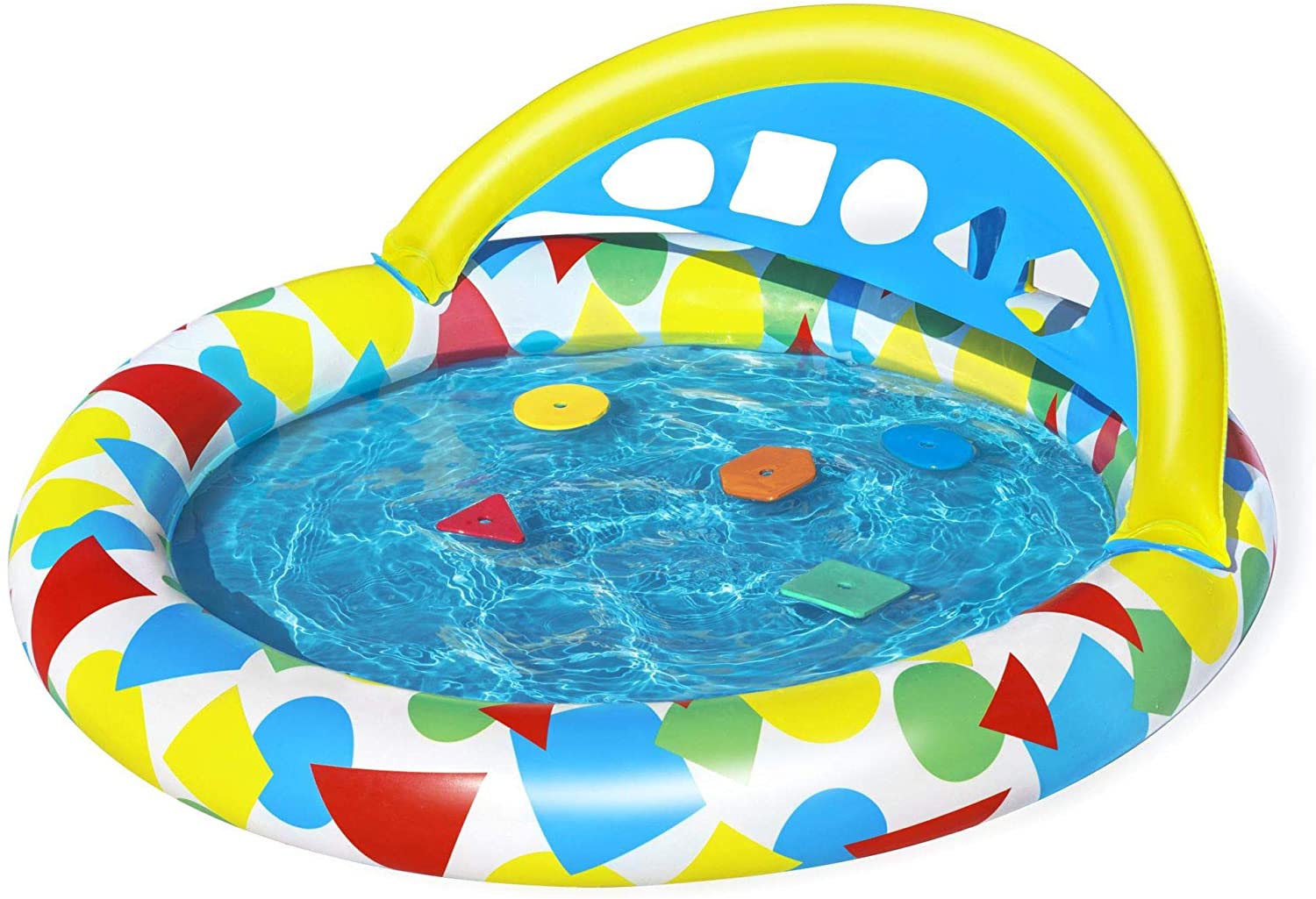 Splash & Learn Kiddie Pool (47" x 46" x 18"/1.20m x 1.17m x 46cm)