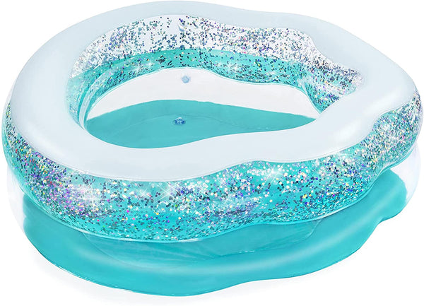 Bestway Sparkle Shell Kiddie Pool (59" x 50" x 17"/1.50m x 1.27m x 43cm)