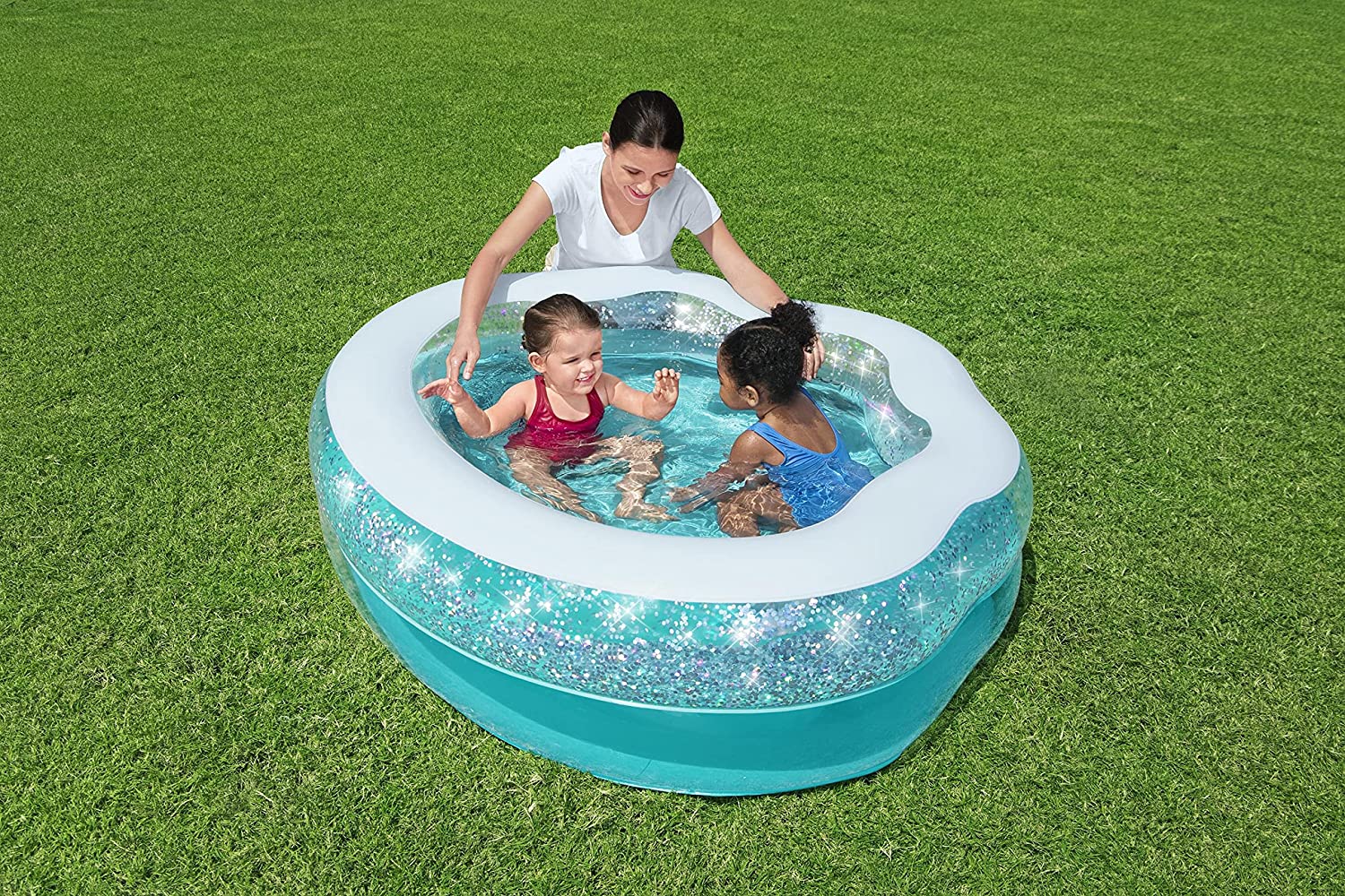 Sparkle Shell Kiddie Pool (59" x 50" x 17"/1.50m x 1.27m x 43cm)