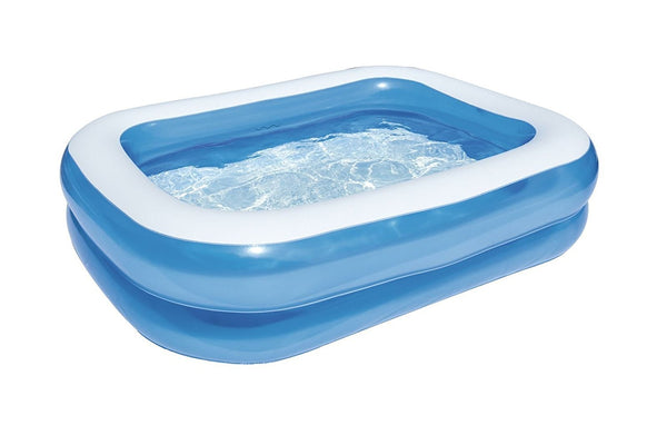 Bestway Blue Rectangular Family Pool (6'7" x 59" x 20"/2.01m x 1.50m x 51cm)