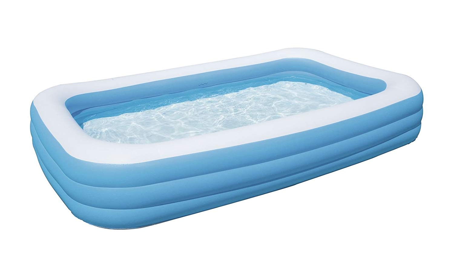 Bestway - Deluxe Blue Rectangular Family Pool (10' x 72" x 22"/3.05m x 1.83m x 56cm)