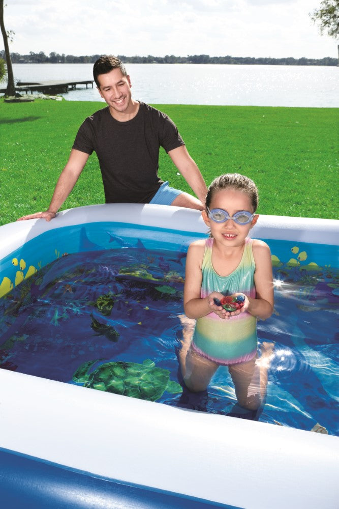 Bestway - 3D Undersea Adventure Pool (8'7" x 69" x 20"/2.62m x 1.75m x 51cm)