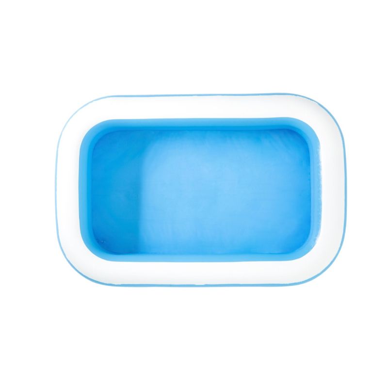 Bestway - Blue Rectangular Pool (6'7" x 59" x 20"/2.01m x 1.50m x 51cm)