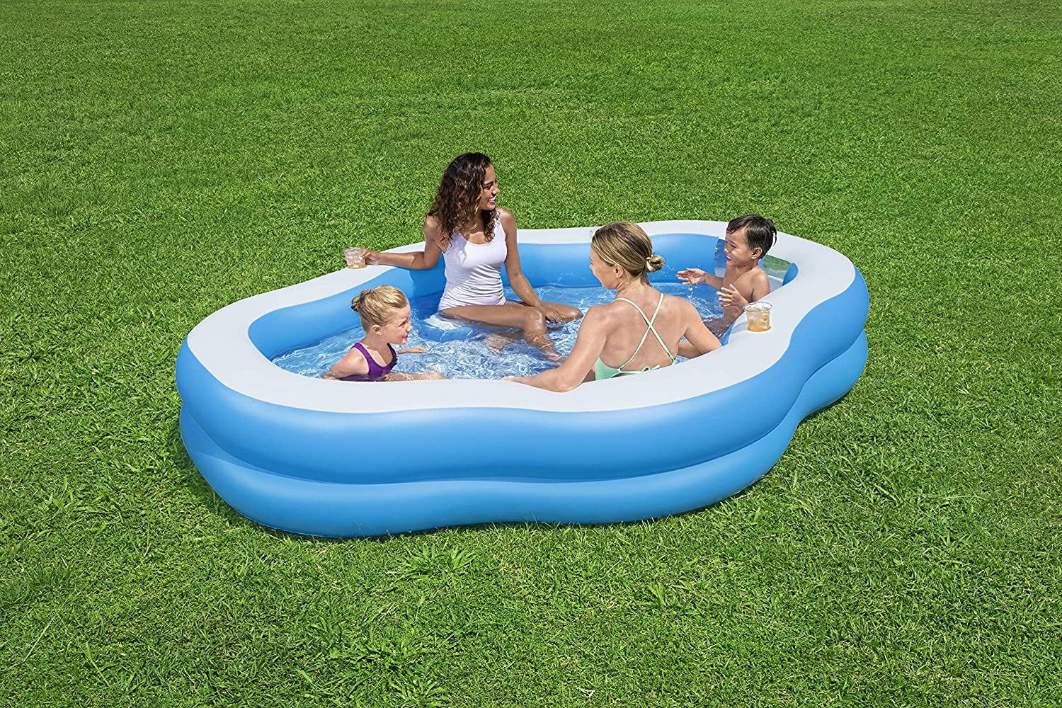 Splashview Family Pool (8'10" x 6'6" x 20"/2.70m x 1.98m x 51cm)