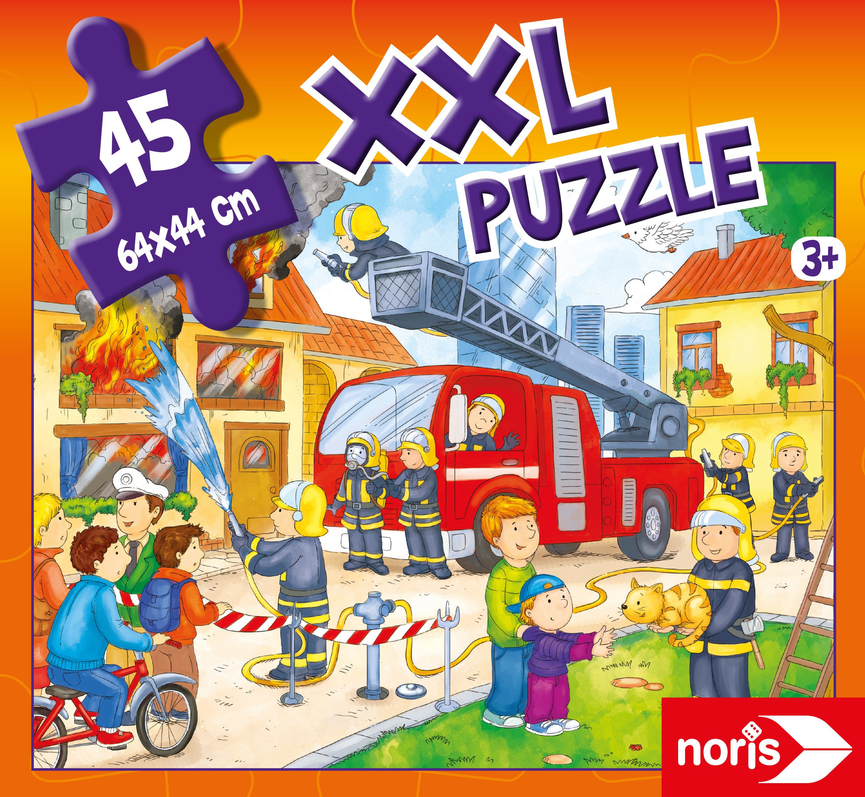 Noris - Noris - XXL Puzzle The Fire Station, 45pcs