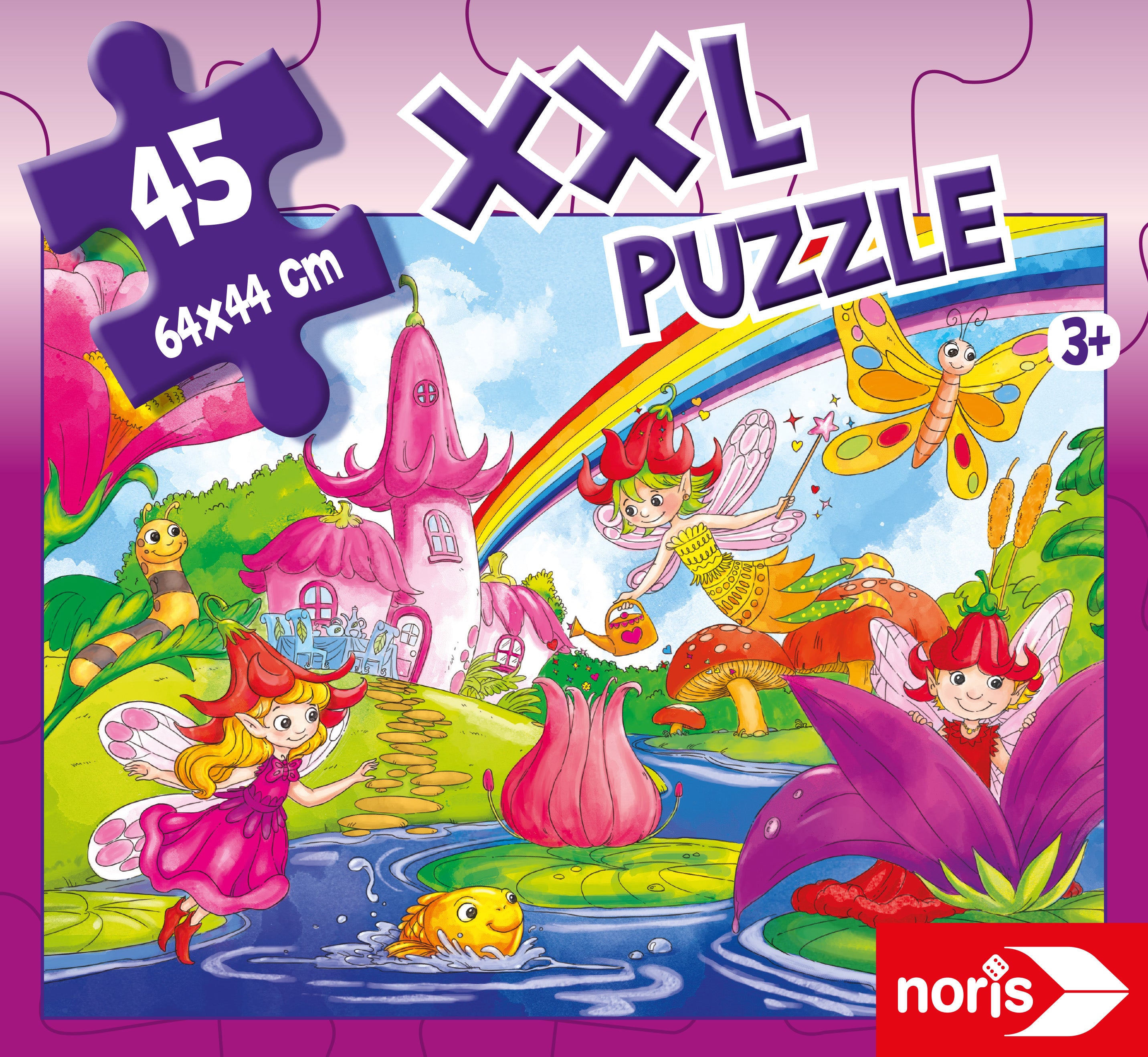 Noris - Noris - XXL Puzzle Fairy Land, 45pcs