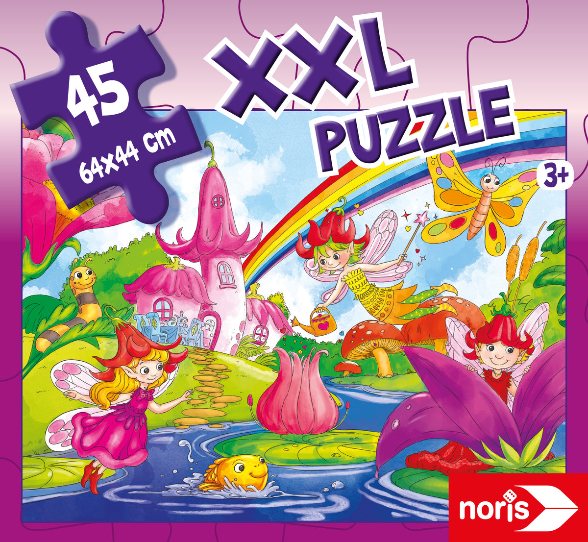 Noris XXL Puzzle Fairy Land, 45pcs