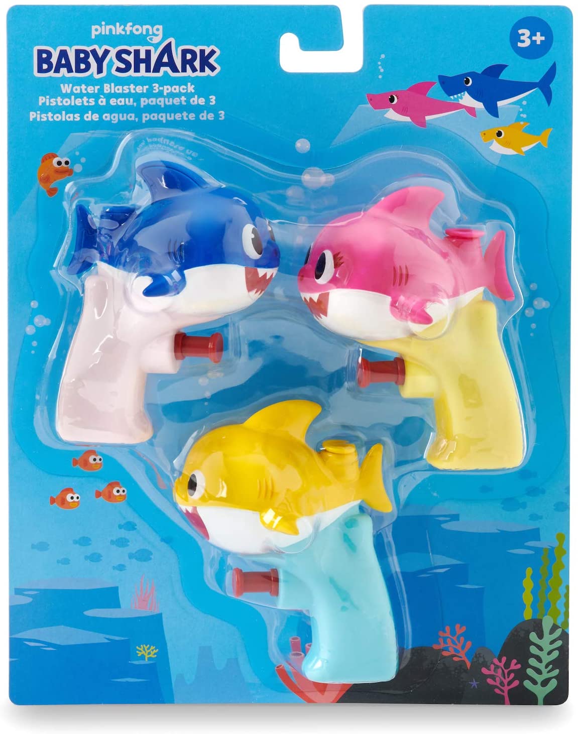 Baby Shark Water Blaster 3-Pack