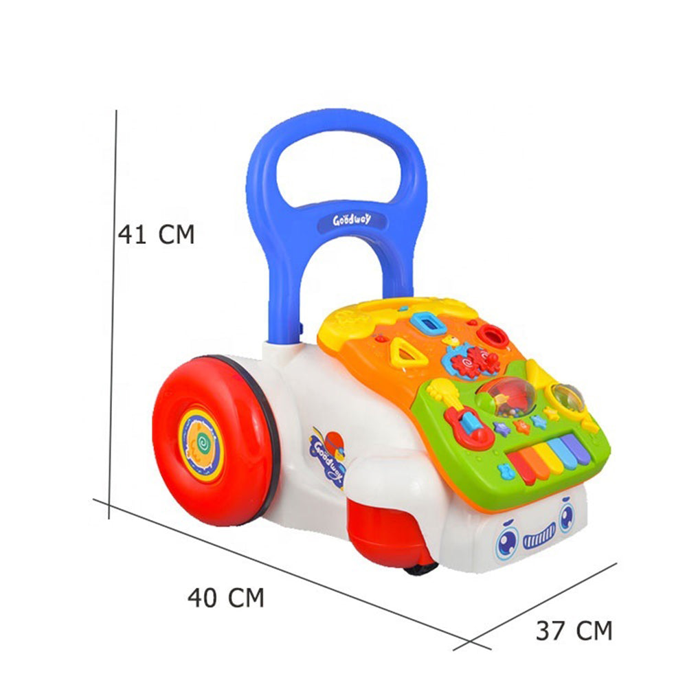 Goodway- Baby Learning Walker With Multifunctional Educational Toy (White)