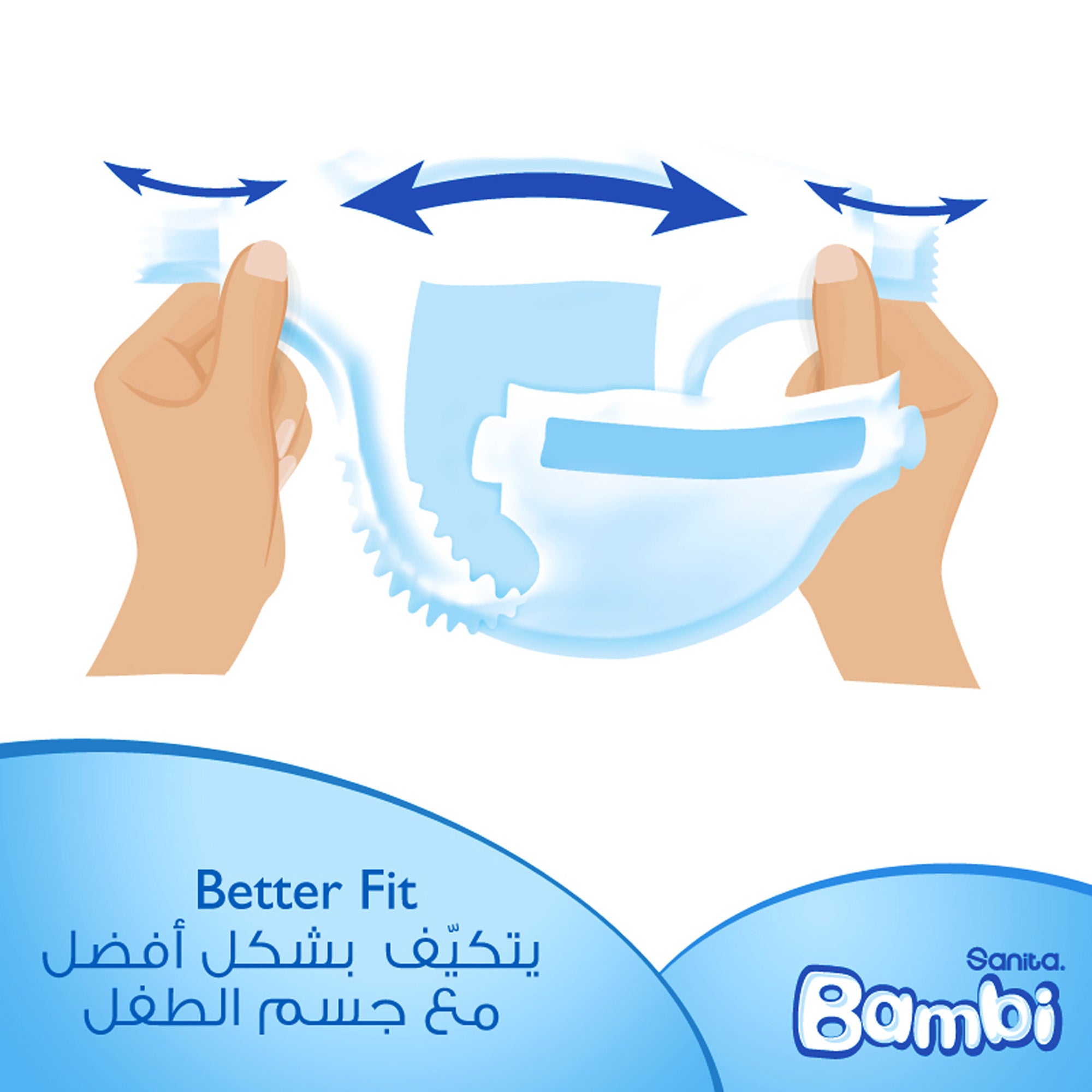 <tc>بامبي حفاضات أطفال، العبوة الضخمة، مقاس 6، كبير جدًا جدًا، +18 كجم - 40 حفاضة</tc>