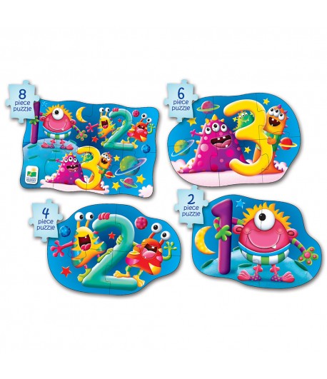 My First Puzzle Sets  4-In-A-Box Puzzles - 123