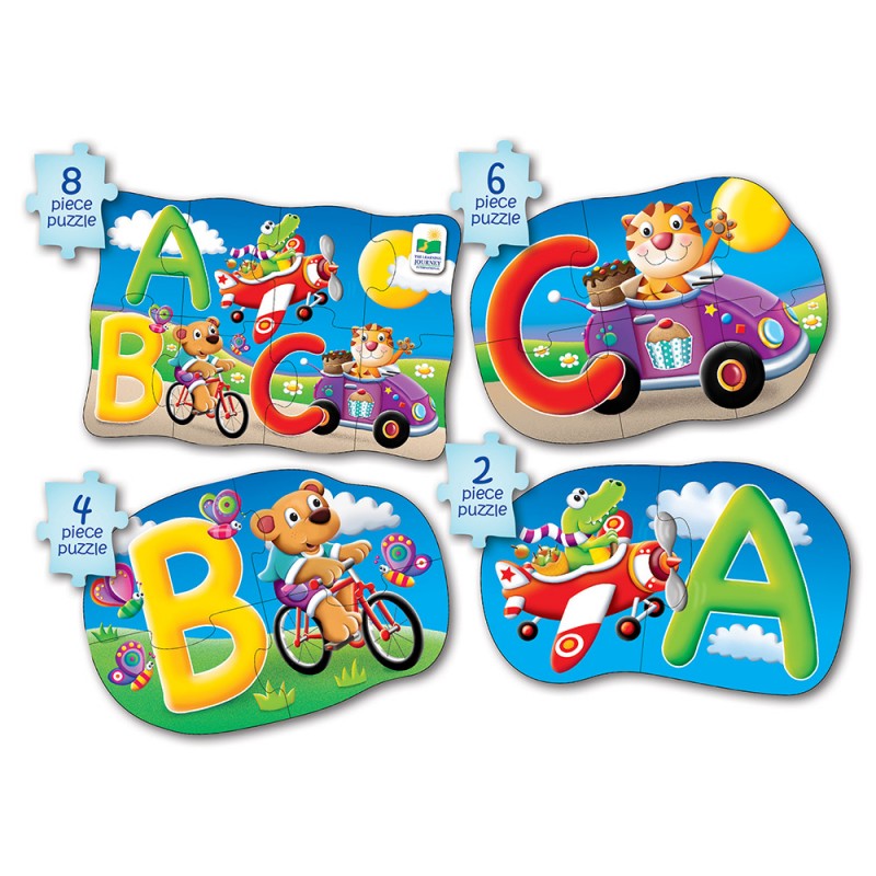 My First Puzzle Sets  4-In-A-Box Puzzles - ABC