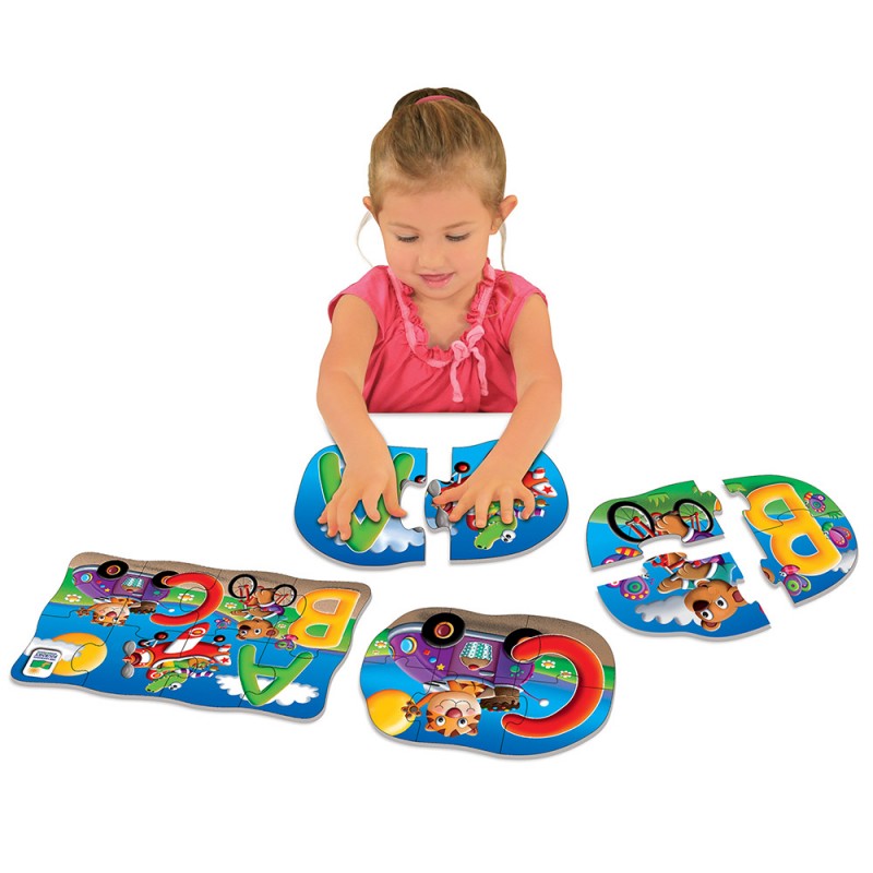 My First Puzzle Sets  4-In-A-Box Puzzles - ABC