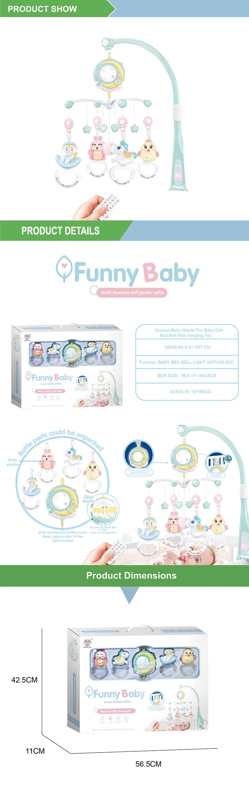 Goodway Baby Musical Mobile