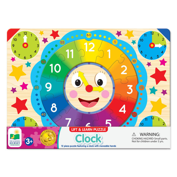 The Learning Journey Lift & Learn Clock Puzzle