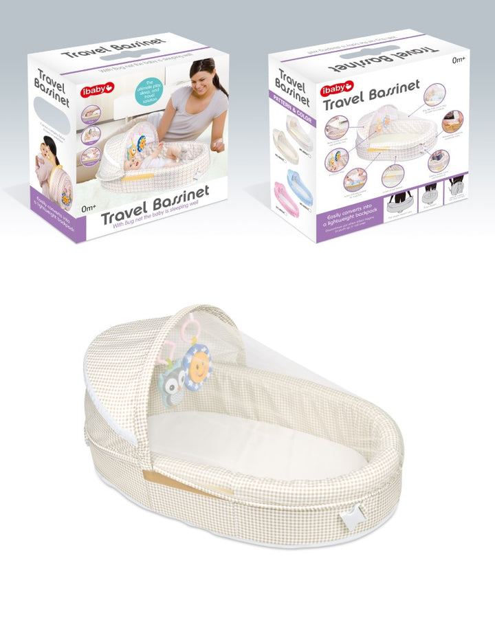 Baby Travel Bassinet Cream