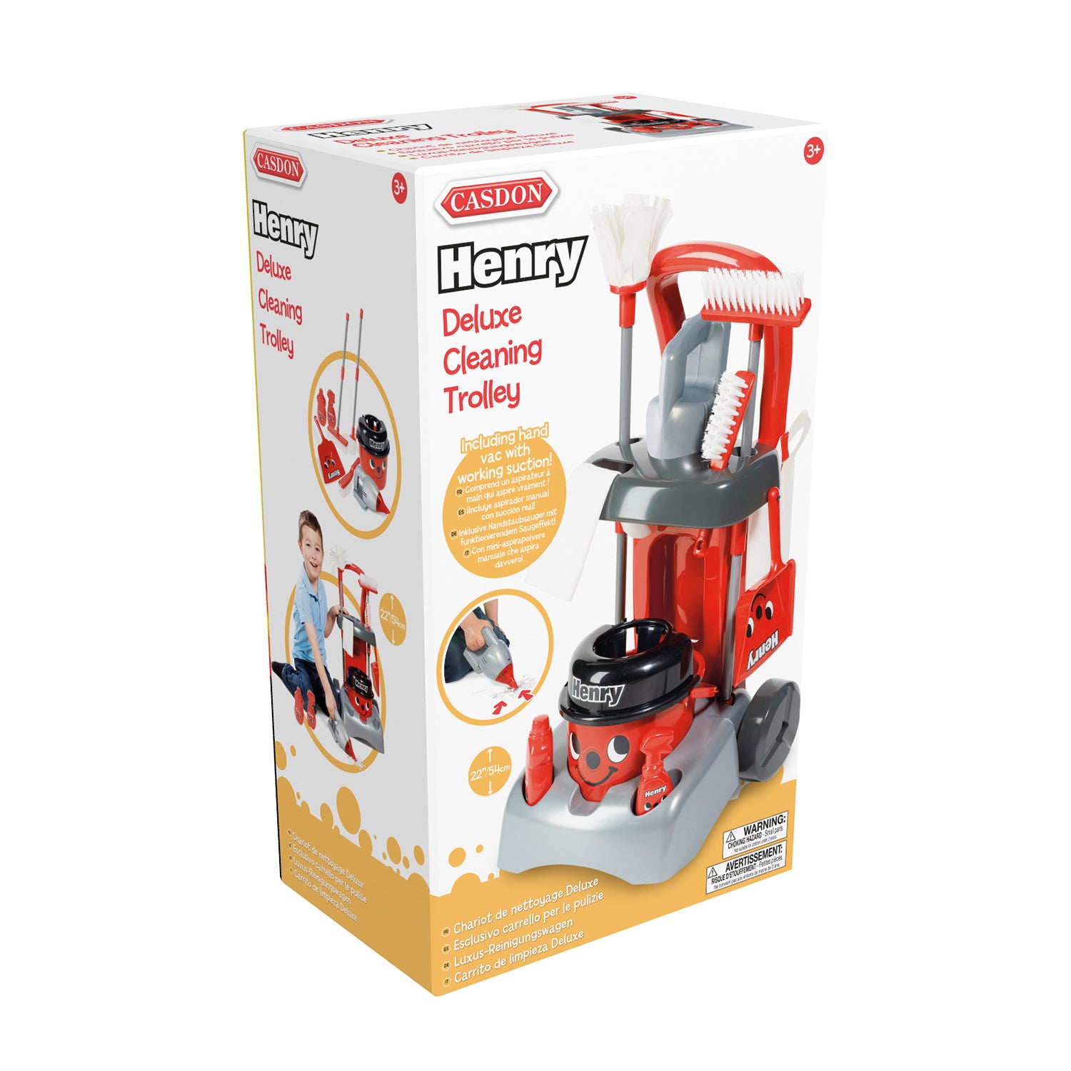 Casdon - Deluxe Henry Cleaning Trolley Toy