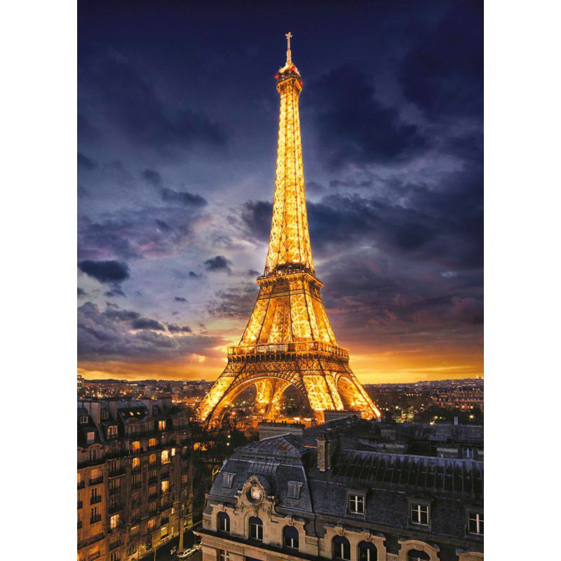 Night View of Eiffel Tower - 1000pcs