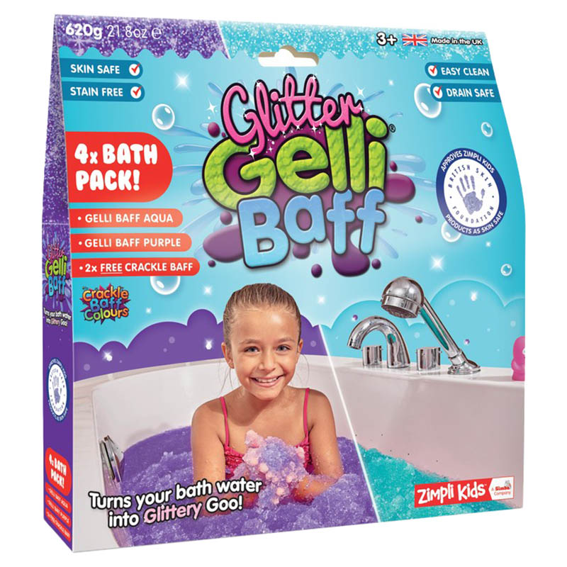 Gelli Baff 600g + 2 Crackle (Purple-Aqua)