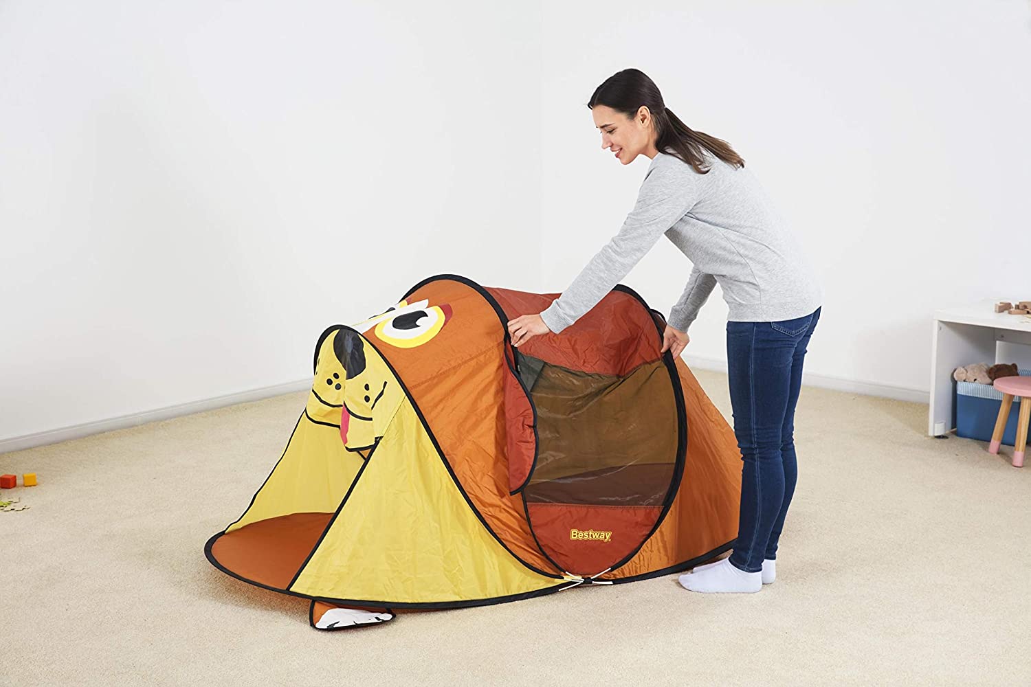 Bestway - AdventureChasers Puppy Play Tent (72" x 38" x 32"/1.82m x 96cm x 81cm)