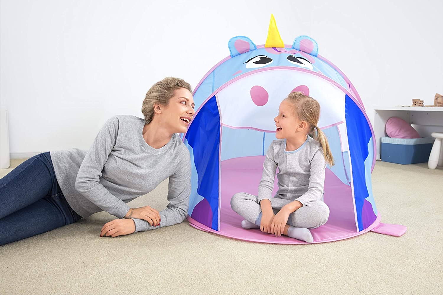 Bestway - AdventureChasers Unicorn Play Tent (72" x 38" x 32"/1.82m x 96cm x 81cm)